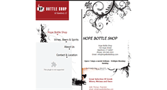 Desktop Screenshot of hopebottleshop.com